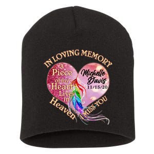 In Loving Memory Tribute Custom Rip Personalized Family Short Acrylic Beanie