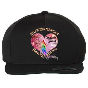 In Loving Memory Tribute Custom Rip Personalized Family Wool Snapback Cap