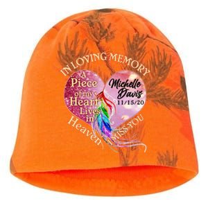 In Loving Memory Tribute Custom Rip Personalized Family Kati - Camo Knit Beanie