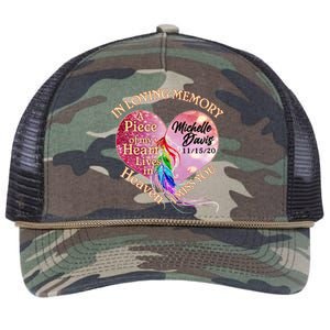 In Loving Memory Tribute Custom Rip Personalized Family Retro Rope Trucker Hat Cap