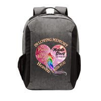 In Loving Memory Tribute Custom Rip Personalized Family Vector Backpack