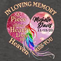In Loving Memory Tribute Custom Rip Personalized Family Vector Backpack