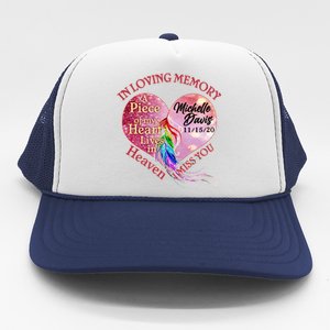 In Loving Memory Tribute Custom Rip Personalized Family Trucker Hat