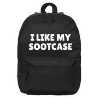 I Like My Suitcase I Like My Sootcase Funny 16 in Basic Backpack