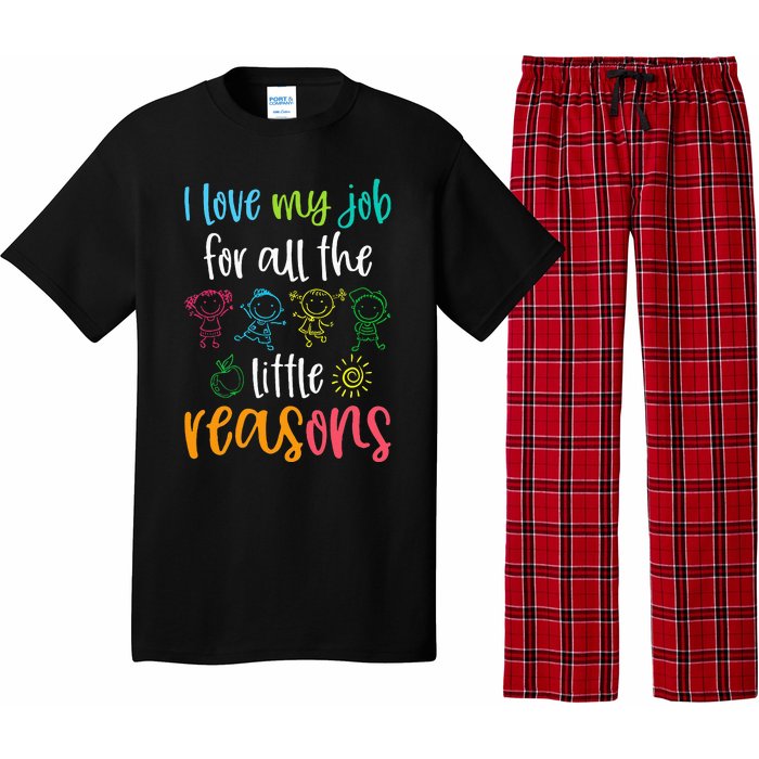 I Love My Job For All The Little Reasons 100 Days Of School Pajama Set