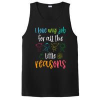 I Love My Job For All The Little Reasons 100 Days Of School PosiCharge Competitor Tank