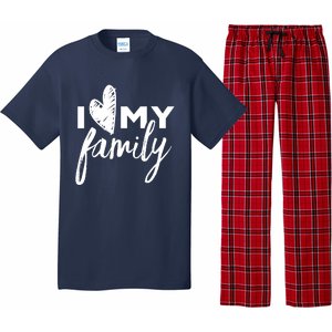 I Love My Family Relatives Party Families Reunion Pajama Set