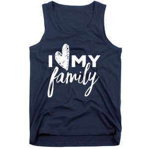 I Love My Family Relatives Party Families Reunion Tank Top