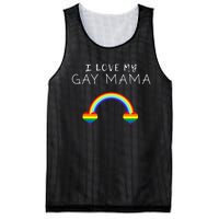 I Love My Gay Mama Mom Mother Pride LGBT Ally Support Tee Mesh Reversible Basketball Jersey Tank