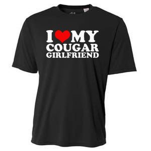 I Love My Cougar Girlfriend I Heart My Cougar Girlfriend Gf Cooling Performance Crew T-Shirt