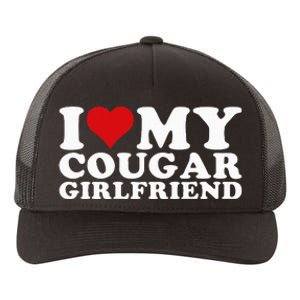 I Love My Cougar Girlfriend I Heart My Cougar Girlfriend GF Yupoong Adult 5-Panel Trucker Hat