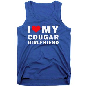 I Love My Cougar Girlfriend I Heart My Cougar Girlfriend Tank Top