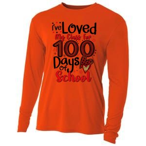 Ive Loved My Class For 100 Days Of School 100th Day Teacher Gift Cooling Performance Long Sleeve Crew