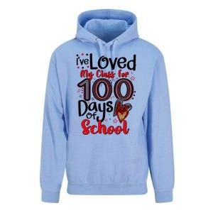 Ive Loved My Class For 100 Days Of School 100th Day Teacher Gift Unisex Surf Hoodie