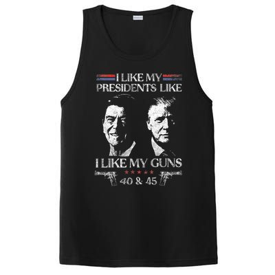 I Like My Presidents Like I Like My Guns 40 45 PosiCharge Competitor Tank