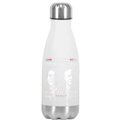 I Like My Presidents Like I Like My Guns 40 45 Stainless Steel Insulated Water Bottle