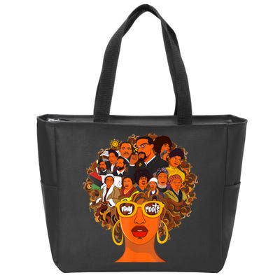 I Love My Roots Back Powerful Black History Month Dna Pride Zip Tote Bag