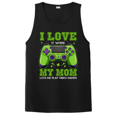 I Love My Mom Funny Sarcastic Video Games Gift Tee Gift PosiCharge Competitor Tank