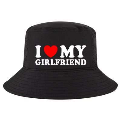 I Love My Girlfriend I Heart My Girlfriend Funny Gift Cool Comfort Performance Bucket Hat