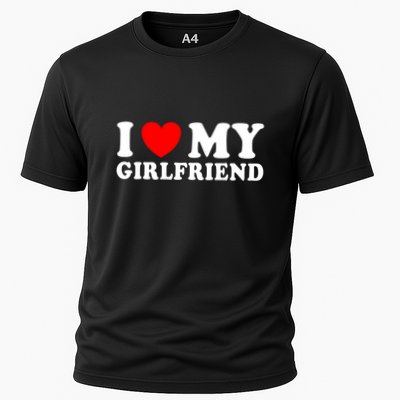I Love My Girlfriend I Heart My Girlfriend Funny Gift Performance Shirt