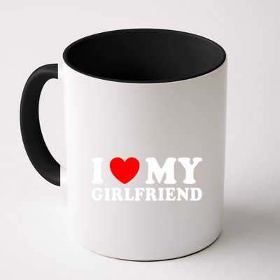 I Love My Girlfriend I Heart My Girlfriend Funny Gift Mug