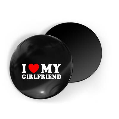 I Love My Girlfriend I Heart My Girlfriend Funny Gift Magnet