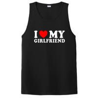 I Love My Girlfriend I Heart My Girlfriend Funny Gift PosiCharge Competitor Tank