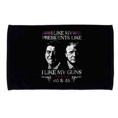 I Like My Presidents Like I Like My Guns 40 45 Microfiber Hand Towel