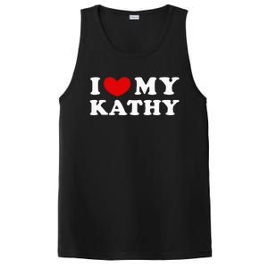 I Love My Kathy I Heart My Kathy PosiCharge Competitor Tank