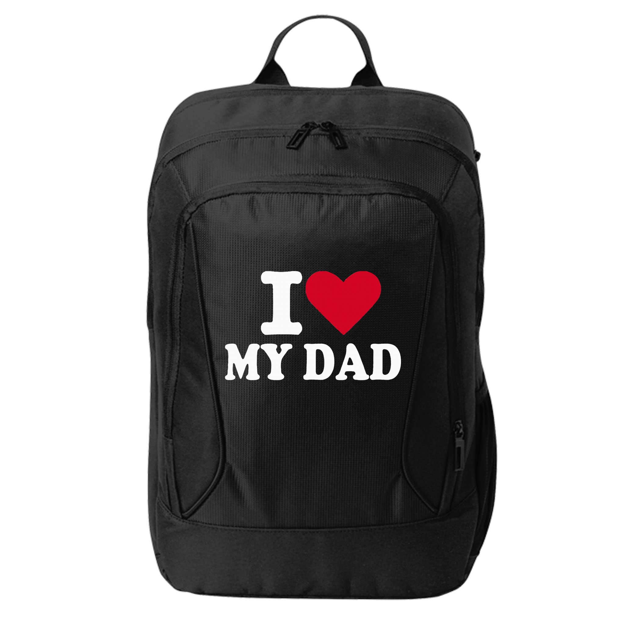 I Love My Dad City Backpack