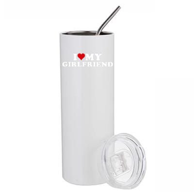 I Love My Hot Girlfriend I Heart My Hot Girlfriend Gf Stainless Steel Tumbler