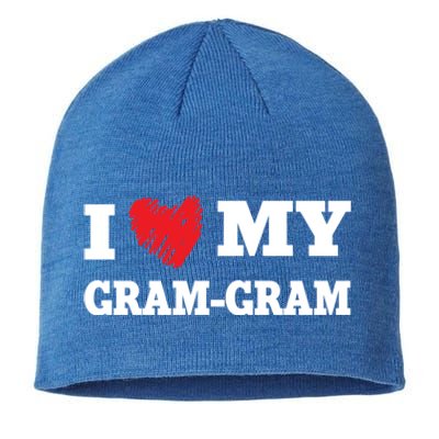 I Love My Gramgiftgram Favorite Family Member Valentines Cool Gift Sustainable Beanie