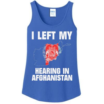 I Left My Hearing In Afghanistan Ladies Essential Tank