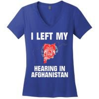 I Left My Hearing In Afghanistan Women's V-Neck T-Shirt