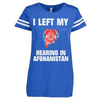 I Left My Hearing In Afghanistan Enza Ladies Jersey Football T-Shirt