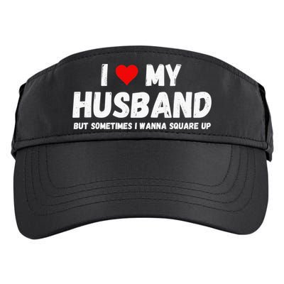 I Love My Husband Adult Drive Performance Visor