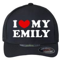 I Love My Emily I Heart My Emily Flexfit Unipanel Trucker Cap