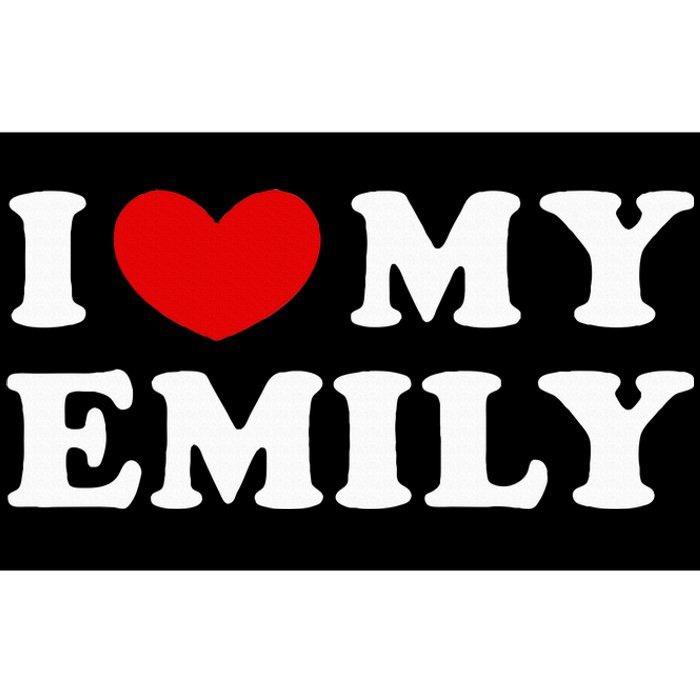 I Love My Emily I Heart My Emily Bumper Sticker