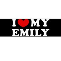 I Love My Emily I Heart My Emily Bumper Sticker