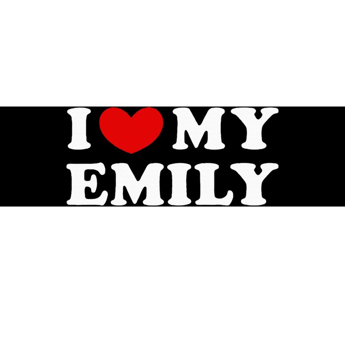 I Love My Emily I Heart My Emily Bumper Sticker