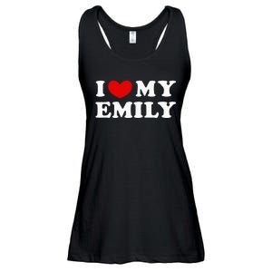 I Love My Emily I Heart My Emily Ladies Essential Flowy Tank