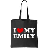 I Love My Emily I Heart My Emily Tote Bag