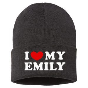 I Love My Emily I Heart My Emily Sustainable Knit Beanie