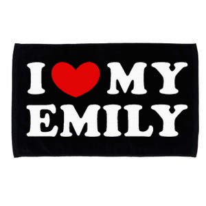 I Love My Emily I Heart My Emily Microfiber Hand Towel