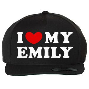 I Love My Emily I Heart My Emily Wool Snapback Cap