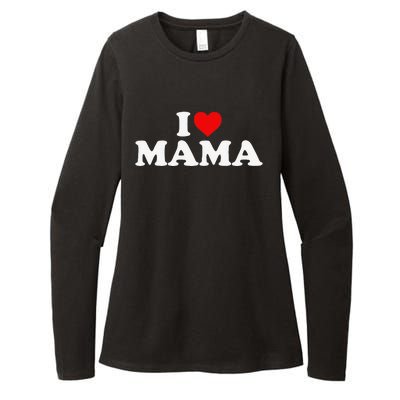 I Love Mama For Bboy Womens CVC Long Sleeve Shirt