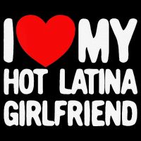 I Love My Hot Latina Girlfriend Red Heart My Hot Girlfriend Doggie Tank