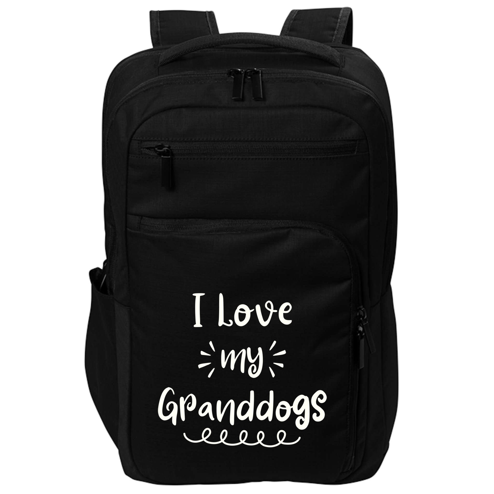 I Love My Granddogs Dog Grandma Grandpa Granddog Gift Impact Tech Backpack