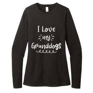 I Love My Granddogs Dog Grandma Grandpa Granddog Gift Womens CVC Long Sleeve Shirt