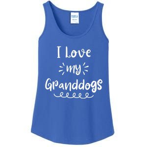 I Love My Granddogs Dog Grandma Grandpa Granddog Gift Ladies Essential Tank